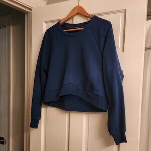 Beyond Yoga Teal Cropped Sweatshirt - Like New Condition - Size Large